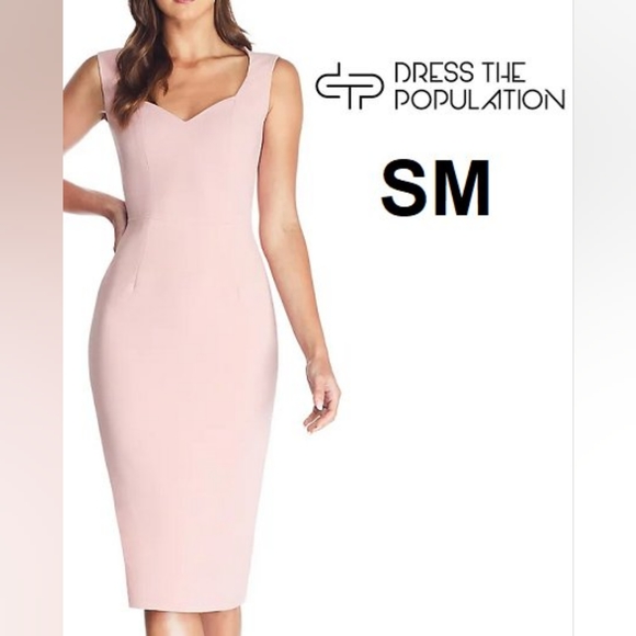 Dress The Population Elle Sheath Dress - Picture 1 of 12